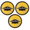 Creative Converting School Spirit Yellow Graduation Dinner Plates 54ct